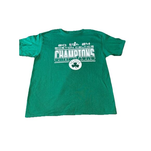Other - Boston Celtics 18-Time NBA Champions Finals Kelly Green T-Shirt Youth XL
